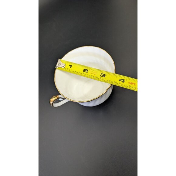 Sutherland Bone China Tea Cup Gold Trim Red Blue Floral Vintage England - Picture 3 of 14